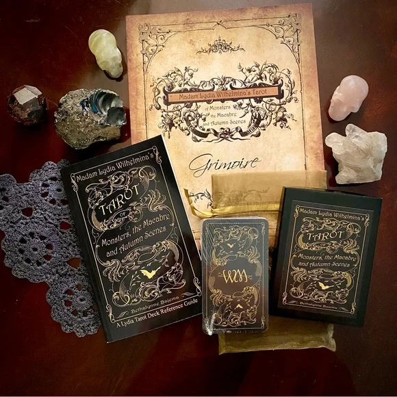 Madam Lydia Wilhelmina's Tarot of Monsters, the Macabre and Autumn Scenes - Picture 1 of 7